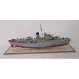 Model ship - Flower Class Corvette - HMS Snowberry