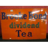 Enamel sign - Brook Bond Dividend Tea (51cm x 76cm)