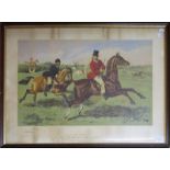 Hunting print by John Leach