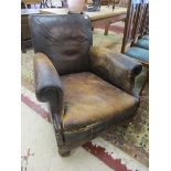 1920's leather armchair