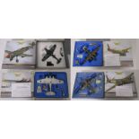 Boxed die-cast Corgi planes signed by pilots & crew