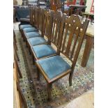 Set of 6 Arts & Crafts dining chairs