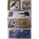 Boxed die-cast Corgi planes signed by pilots & crew