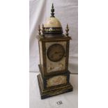 French porcelain mantle clock A/F