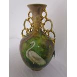 Hand painted Royal Windsor vase