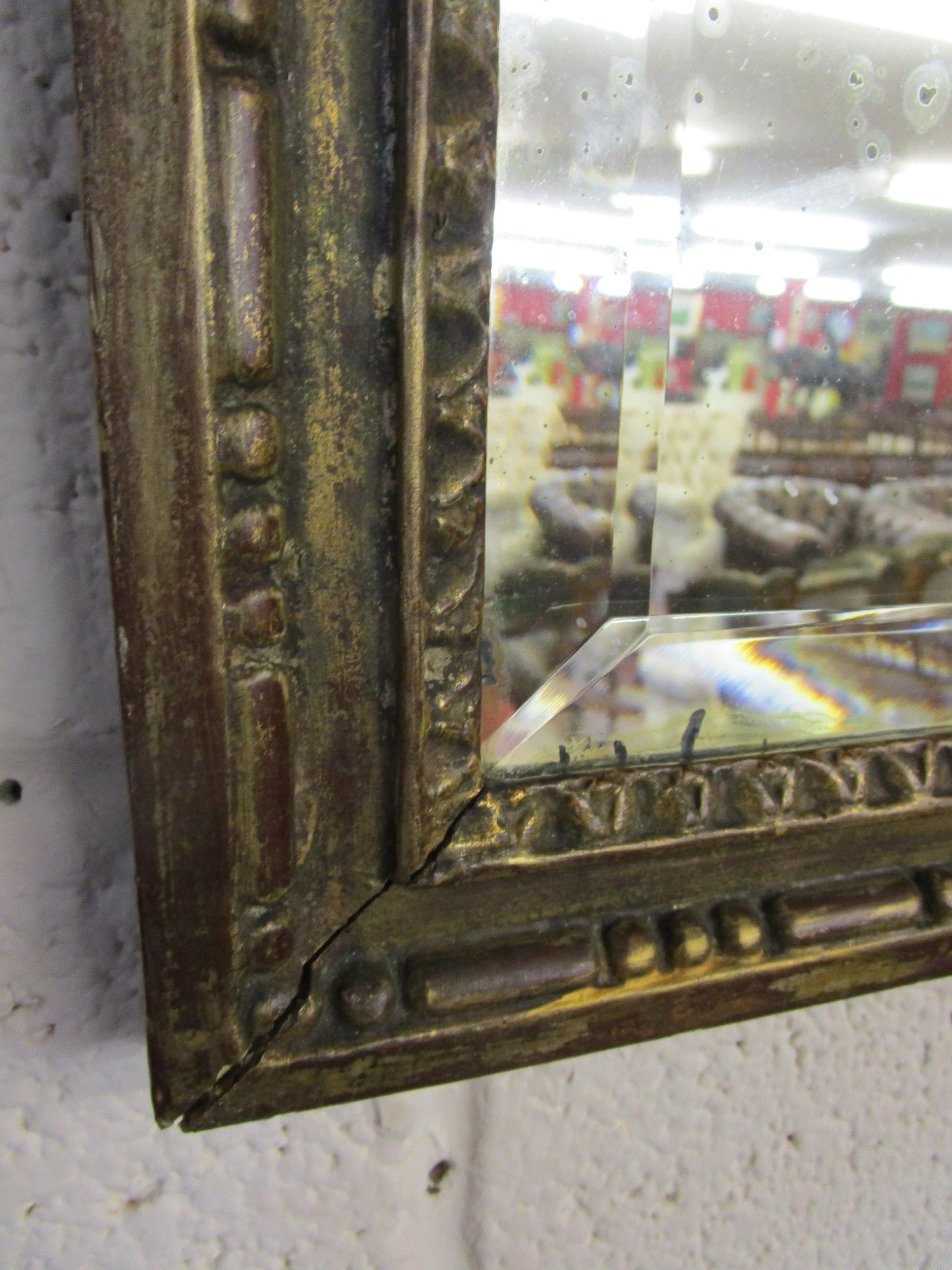 Period gilt frame bevelled glass mirror - Image 2 of 3