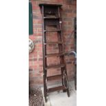 Six foot wooden step ladders