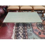 Lloyd loom style coffee table