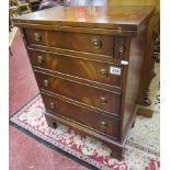 Mahogany bachelors chest