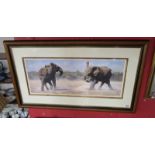 L/E signed print - Elephants by Jonathan Truss - 33 of 195