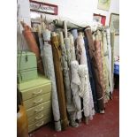 Very large collection of material on rolls