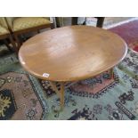 Ercol coffee table with blue stamp