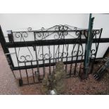 Pair of wrought iron driveway gates