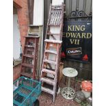 2 sets of step ladders