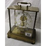 Skeleton mantle clock