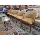 Set of 6 mid-century tub chairs