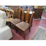 Pair of dining chairs