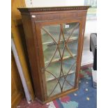 Glass front corner cupboard