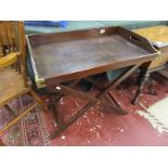 Butlers tray on stand