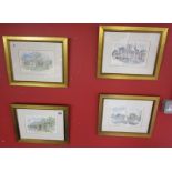 Set of 4 prints - The Cotswolds by Graham Byfield
