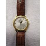 18ct gold Omega gents watch