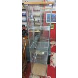 Glass display cabinet