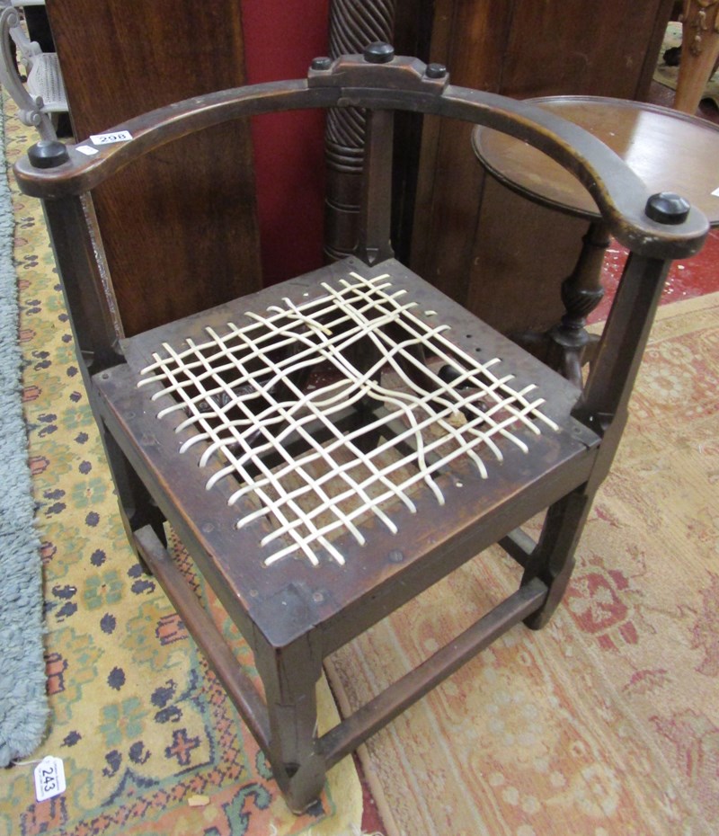 Anglo Indian corner chair