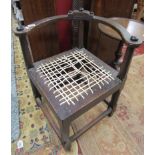 Anglo Indian corner chair