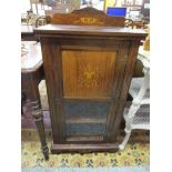 Rosewood inlaid music cabinet