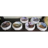 Collection of 6 Royal Doulton railway themed picture plates