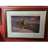 L/E signed print 'Evening Glare' by Anthony Gibbs 275/550 & blind stamped