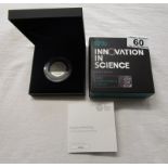 2019 Royal Mint Stephen Hawking (Innovation in Science) silver proof 50p - The royal mint coin