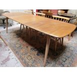Ercol blonde elm dining table - The Grand Plank