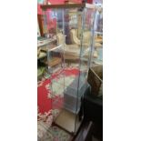 Glass display cabinet