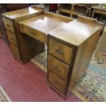 Walnut dressing table - H:74cm W: 106cm D: 50cm