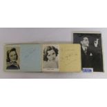 Interesting autograph book - Stars of the 30's & 40's