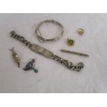 Collection of silver jewellery