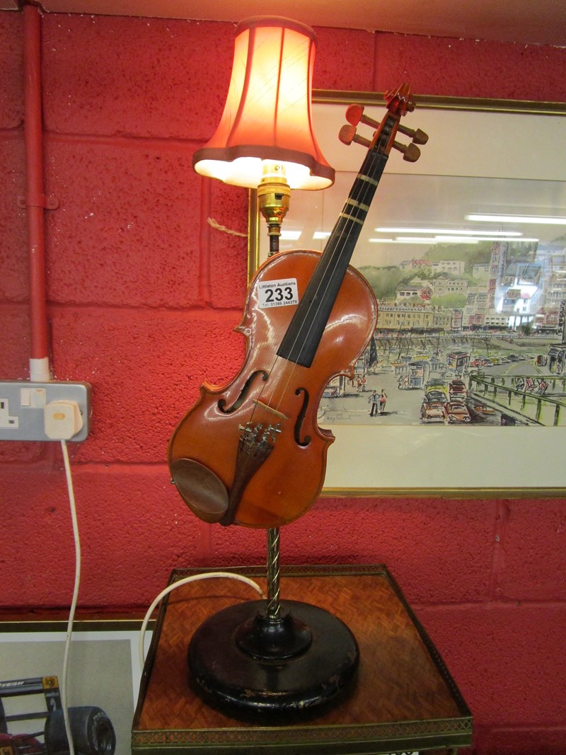 Violin lamp - Working & PAT tested