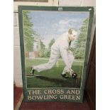 Pub sign - The Cross & Bowling Green - 113cm x 76cm