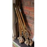 Collection of early sporting equipment