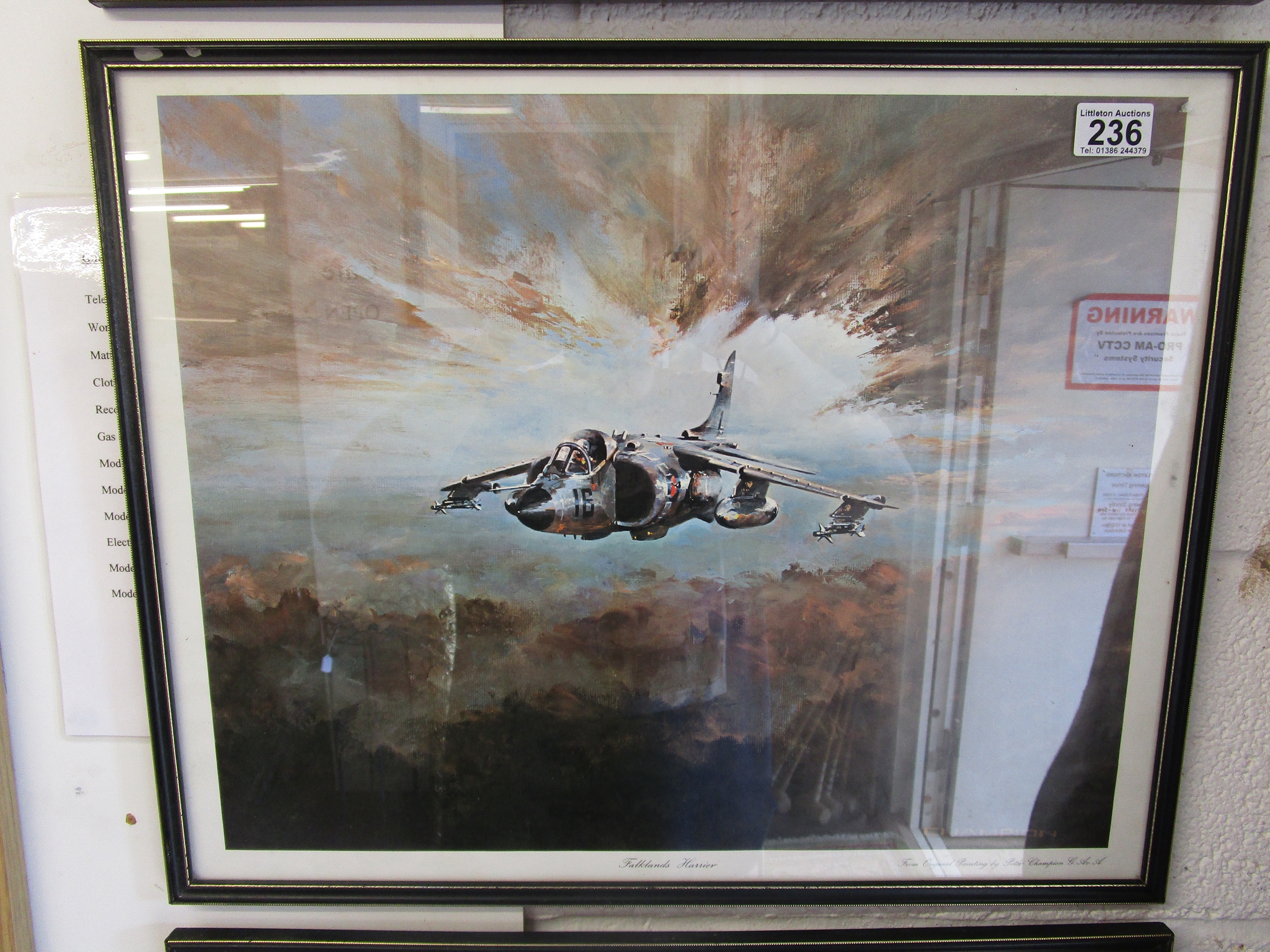 Set of 4 Falklands war prints by Peter Champion - Bild 4 aus 5