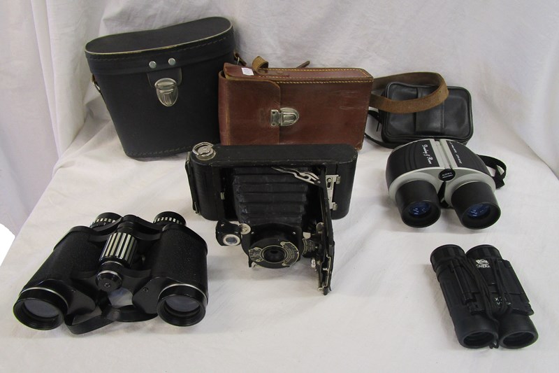 Binoculars, cameras etc