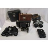 Binoculars, cameras etc