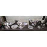 Collection of silver plate