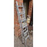 Metal step ladder