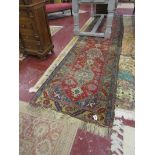 Patterned wool runner