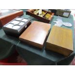 3 wooden boxes