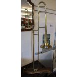 Converted trumpet down-lighter lamp