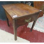 Small early mahogany table