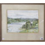 Lake scene signed Constance Sparling